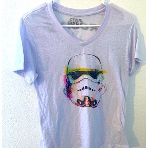 Star Wars Storm Trooper V-Neck T-Shirt size Medium